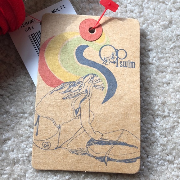 Ocean Pacific floral Swim bottom Size S - Picture 7 of 7